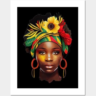 Brown woman Posters and Art